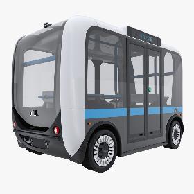 Olli Self Driving Electric Bus 3D model